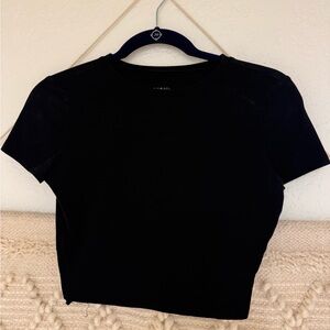 Wild Fable Black Crop Top